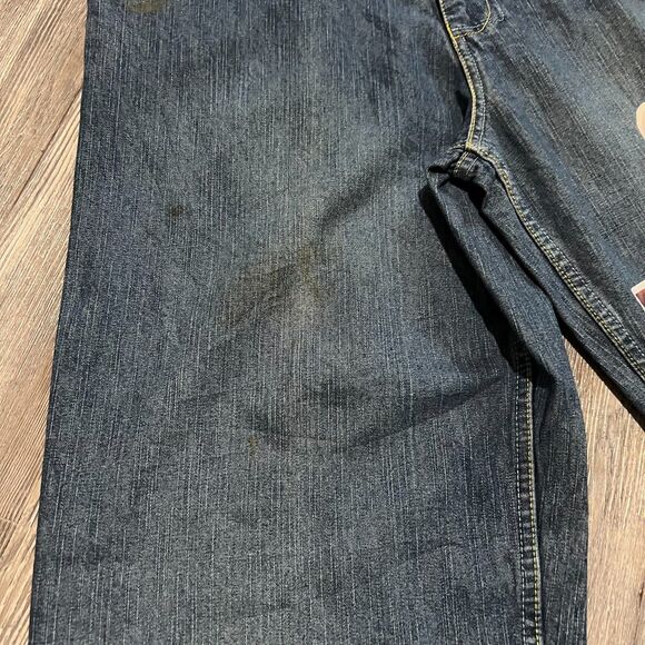 Vintage 1990s Tupac Makaveli Jeans 34x34 (32x32) - Picture 7 of 13